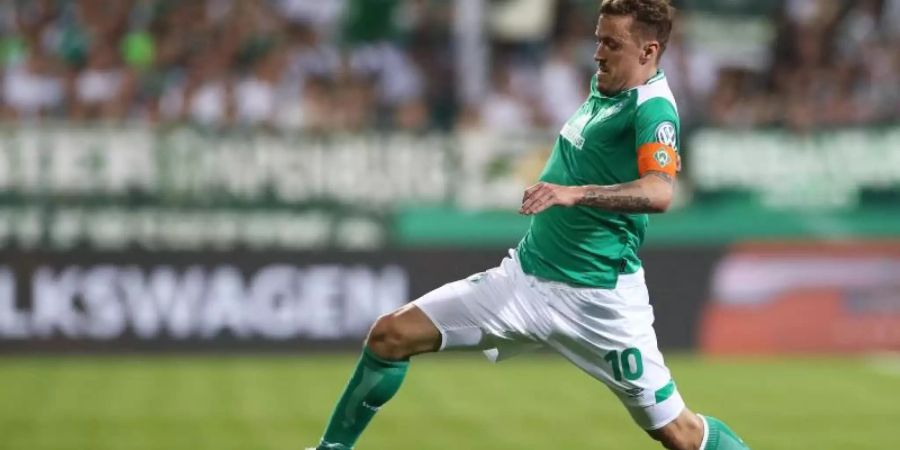 Spielte schon einmal erfolgreich für Werder: Max Kruse. Foto: Christian Charisius/dpa