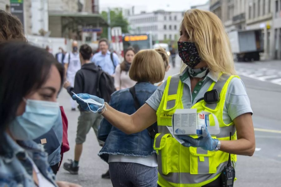 Gratismasken Maskenpflicht Coronavirus