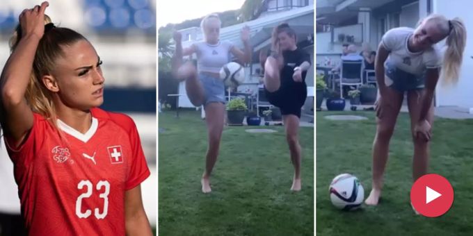 «Habe etwas gerissen» - Hat sich Alisha Lehmann beim Blödeln verletzt?