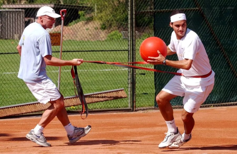 Pierre Paganini feilt schon lange an Federers Kondition. Hier im Jahr 2003 in Allschwil BL.