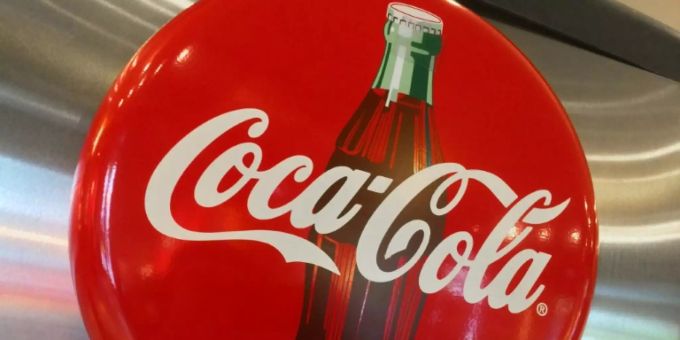 Das Logo von Coca-Cola. Coca-Cola