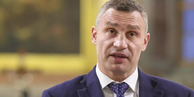 Vitali Klitschko bei einer Rede in der Leipziger Nikolaikirche (Archivbild) ukraine konflikt