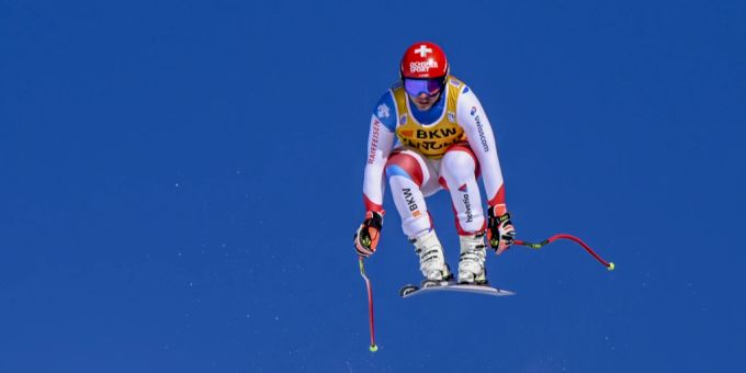 Beat Feuz bei der ersten Abfahrt am Lauberhorn am Freitag. Feuz Lauberhorn