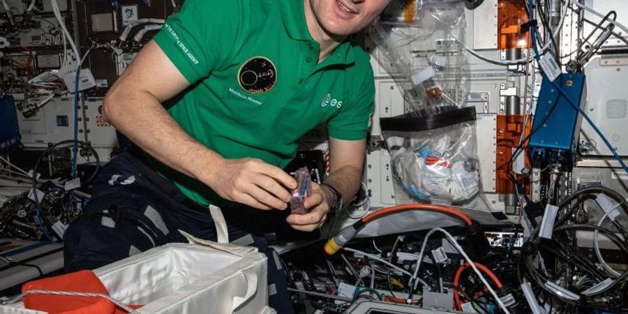 Für Astronaut Matthias Maurer ist ein Traum in Erfüllung gegangen. Foto: ESA/NASA-K.Barron/dpa