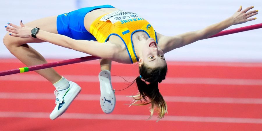Die Ukrainerin Jaroslawa Mahutschich holte den WM-Titel im Hochsprung.