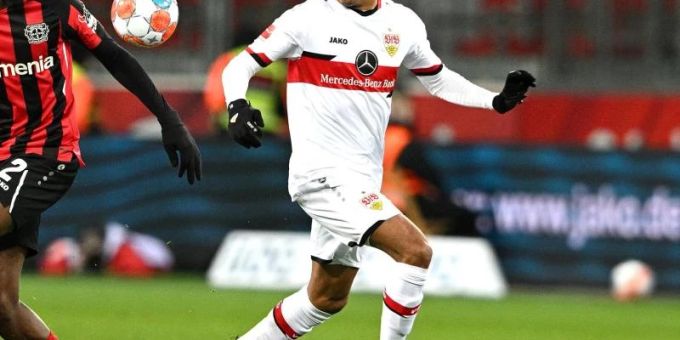 Tiago Tomás für den VfB Stuttgart in Aktion. Foto: David Inderlied/dpa Tiago Tomás für den VfB Stuttgart in Aktion. Foto: David Inderlied/dpa