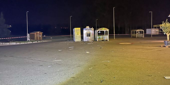 Unbekannte sprengten in Buchrain LU einen Bancomat. Buchrain