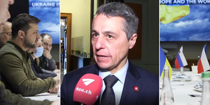 «Diskretere Rolle» - Bundespräsident Cassis reist an ukrainische Grenze