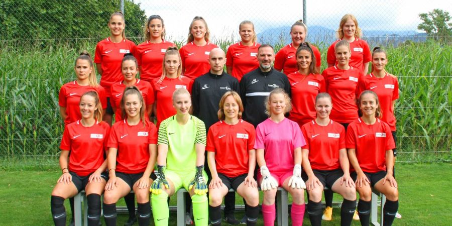 Die NLB Frauen des FC Rot-Schwarz Thun. - Thun