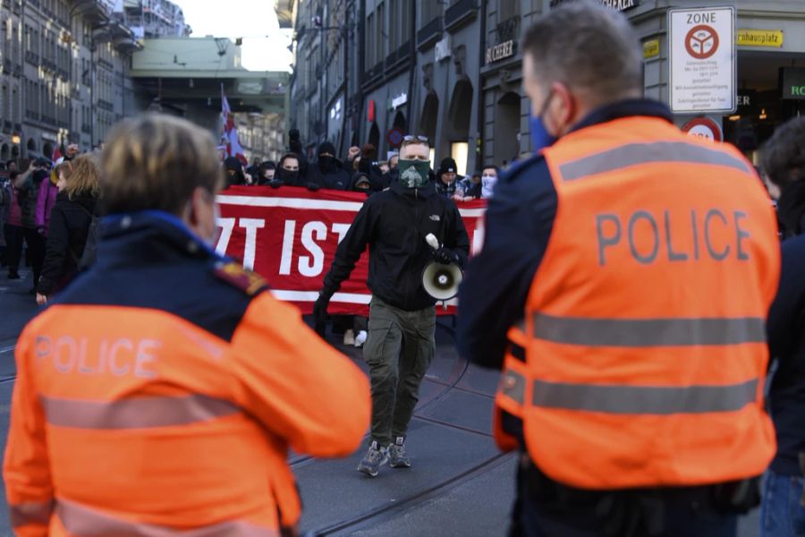 Polizei Corona-Demo