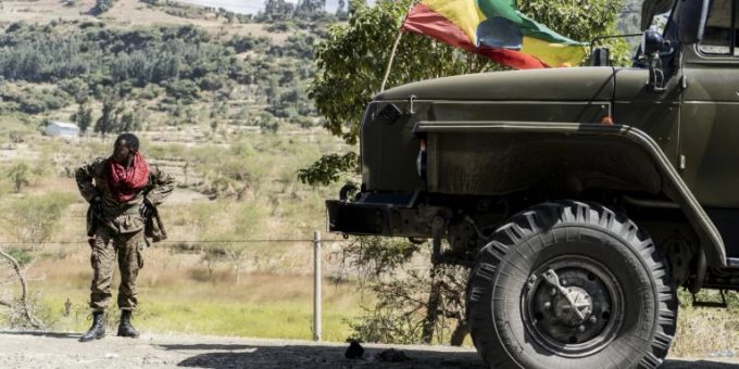 Äthiopische Soldaten Äthiopische Soldaten