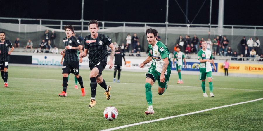 SC Kriens-Abwehrsspieler Diogo Costa im Cupspiel gegen den FC Zürich. - Kriens