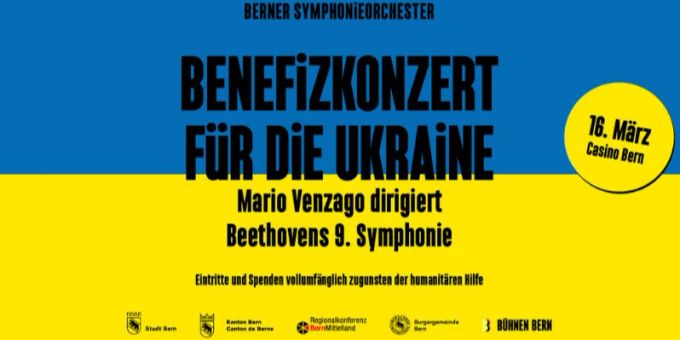 Benefizkonzert für die Ukraine. Bühnen Bern