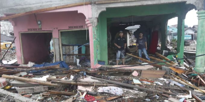 Indonesien wird wegen seiner Lage auf dem Feuergürtel regelmässig von Erdbeben heimgesucht. (Archivbild)
