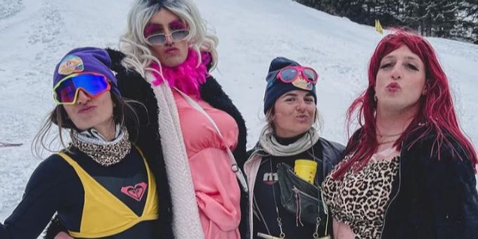 Als Dragqueens - Ski-Stars Yule & Murisier verblüffen beim Superslalom