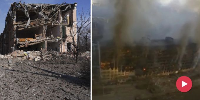 Drohnenbilder - Mariupol ist nur noch Schutt und Asche