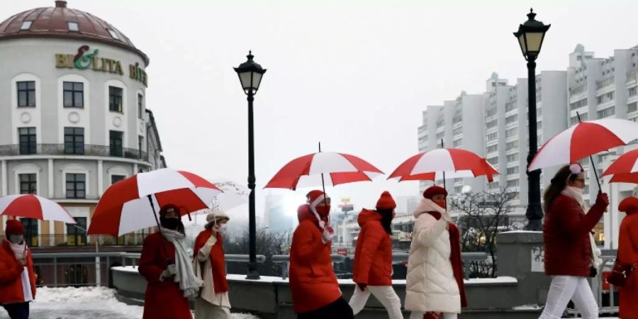 Friedlicher Protest in Minsk