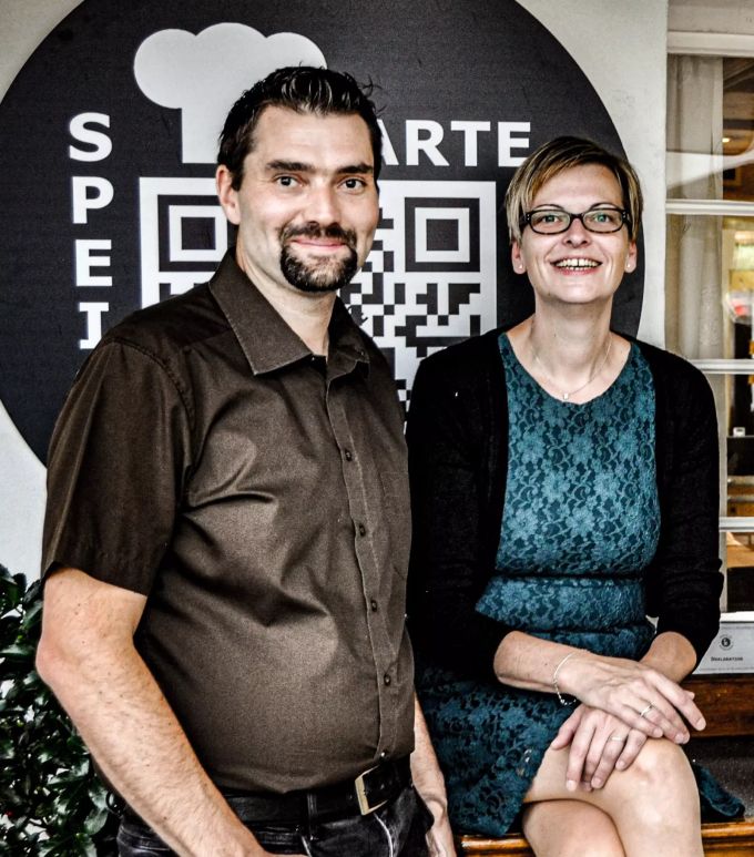 Christian Wyler und Ulrike Többen, die Geschäftsführer des Gasthof Kreuz. Gasthof Kreuz