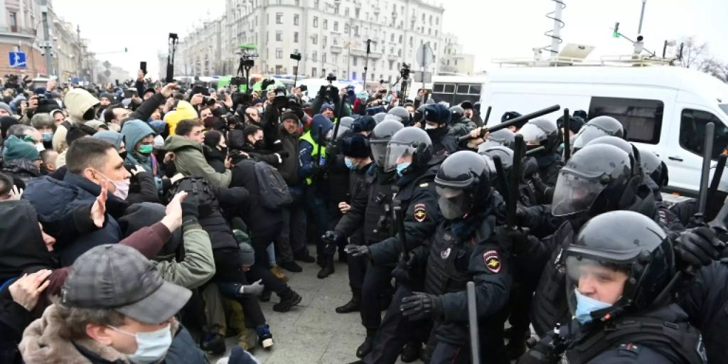 Mehr als 3500 Festnahmen bei Anti-Putin-Protesten in Russland