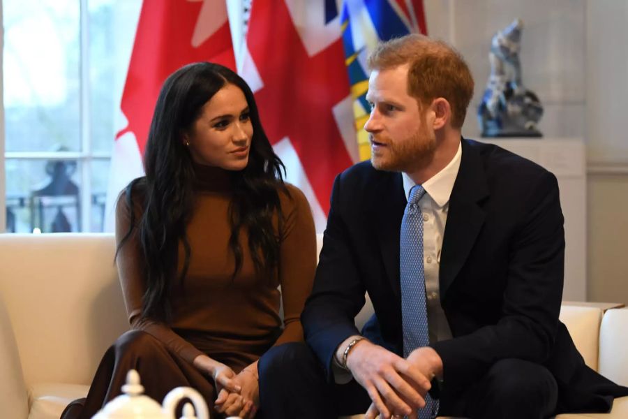 Prinz Harry und Meghan Markle bei einem Besuch in London.