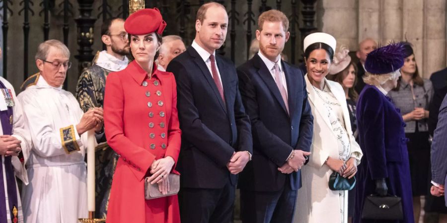 Ein Bild aus alten Zeiten! Herzogin Kate, Prinz William, Prinz Harry und Meghan Markle.