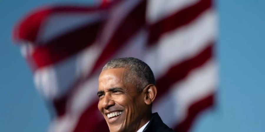 Obama bei einer Kundgebung im US-Wahlkampf