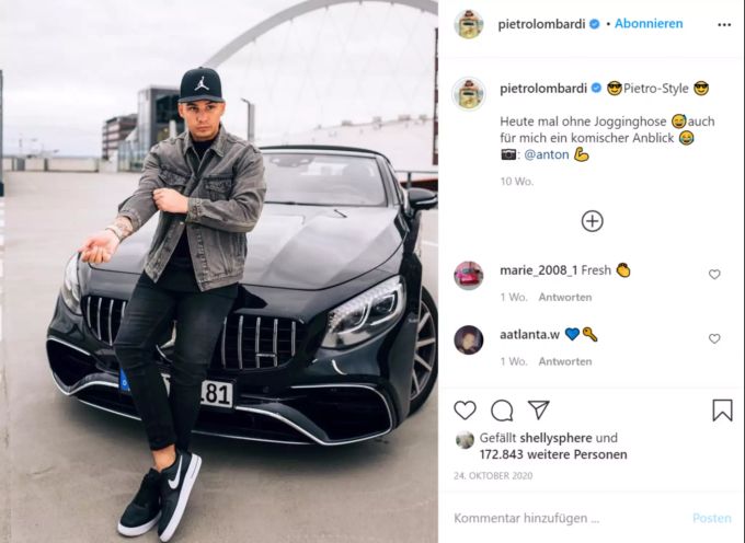 Pietro Lombardi Corona: Dem Sänger geht es trotz Infektion soweit gut. Pietro Lombardi Corona