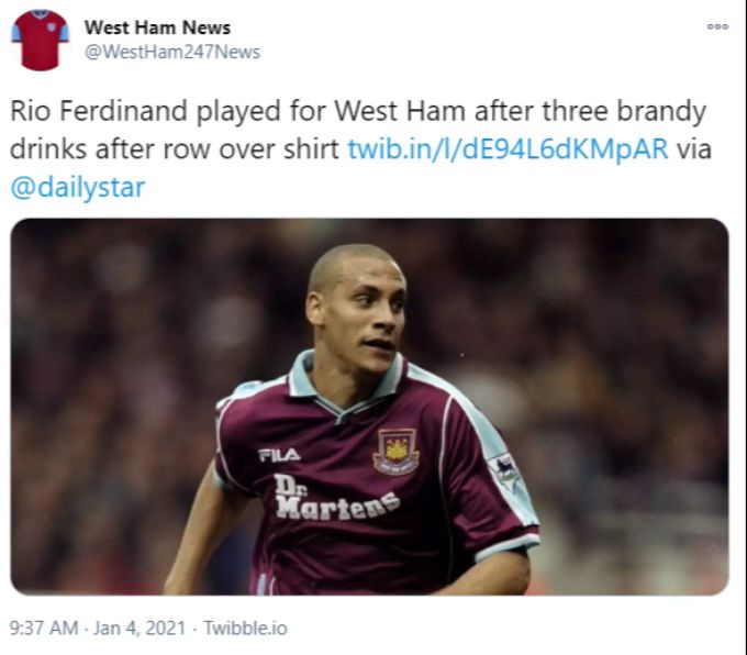 Rio Ferdinand spielte in der Premier League unter anderem für West Ham United. Rio Ferdinand