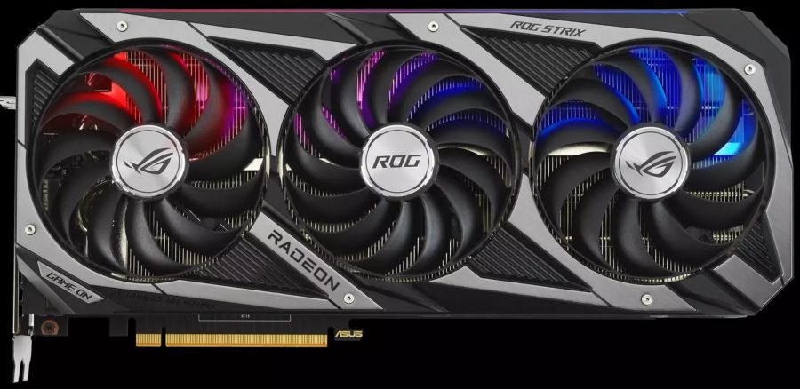 Bisher zu sehen gab es die ROG Strix RX 6800...