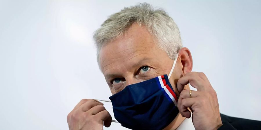 Bruno Le Maire, Frankreichs Minister für Wirtschaft und Finanzen, sieht sich einem wachsenden Schuldenberg wegen der Coronakrise gegenüber. (Archivbild)