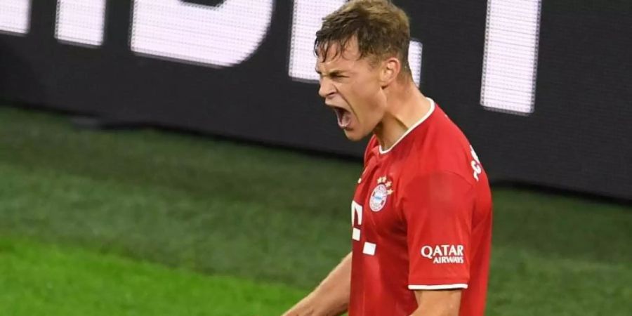 Joshua Kimmich steht wieder in der Startelf des FC Bayern. Foto: Andreas Gebert/Reuters/Pool/dpa