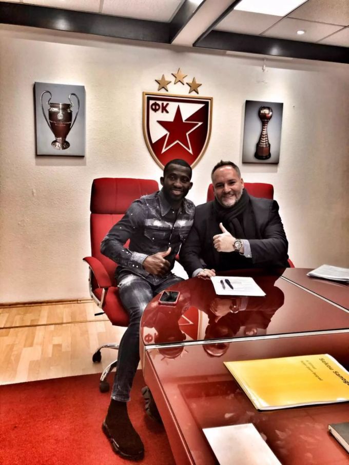 Sékou Sanogo unterschreibt bei Roter Stern bis 2023. Sékou Sanogo
