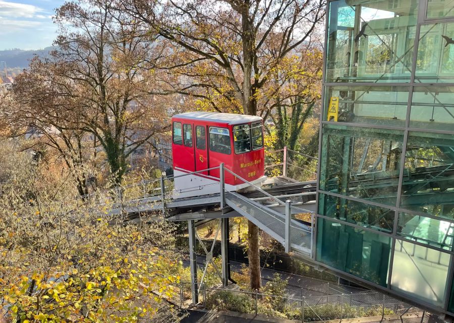 Die Marzilibahn in Bern, aufgenommen mit dem iPhone 12.