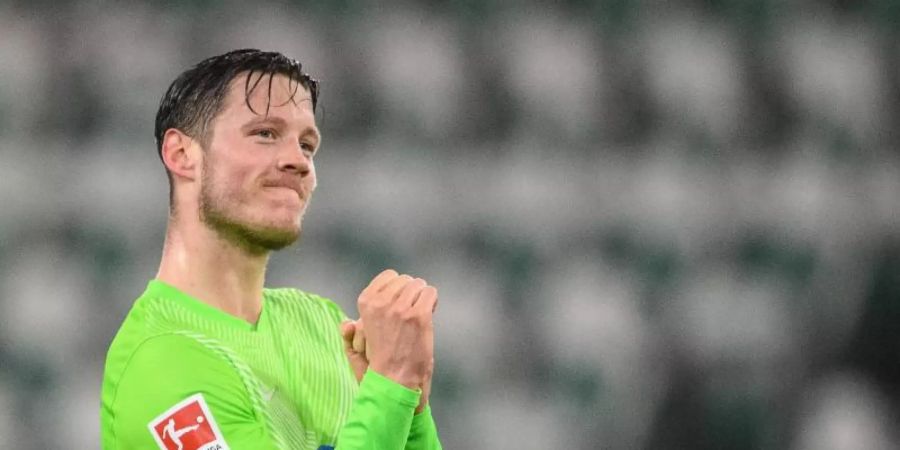 Traf bereits siebenmal für den VfL Wolfsburg: Wout Weghorst. Foto: Swen Pförtner/dpa
