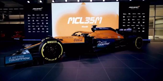 Der neue McLaren MCL35M. McLaren