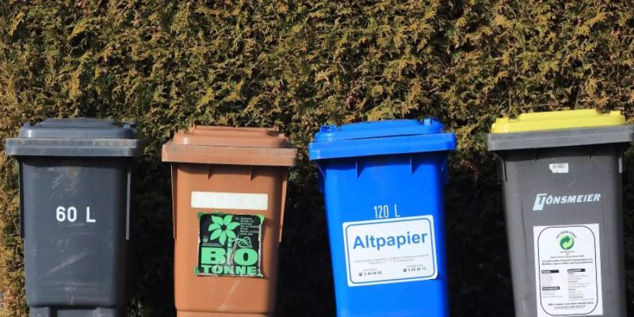 In Deutschland wurden 2019 etwas mehr als 600 Kilogramm Hausmüll pro Person produziert. Foto: Jens Wolf/dpa-Zentralbild/dpa