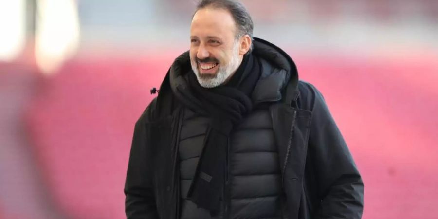 Stuttgarts Trainer Pellegrino Matarazzo steht vor einer Vertragsverlängerung. Foto: Tom Weller/dpa