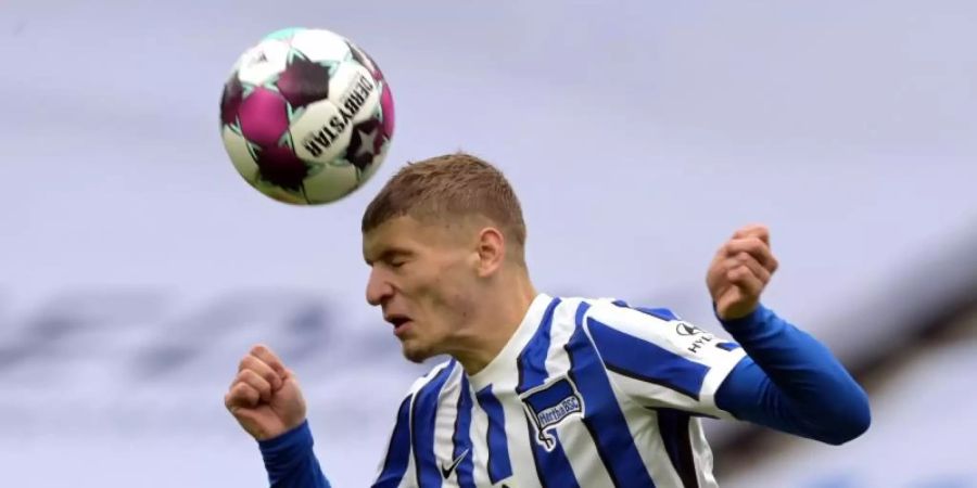 Ist unter seinem Vater zum Stammspieler aufgestiegen: Marton Dardai. Foto: Soeren Stache/dpa-Zentralbild/dpa