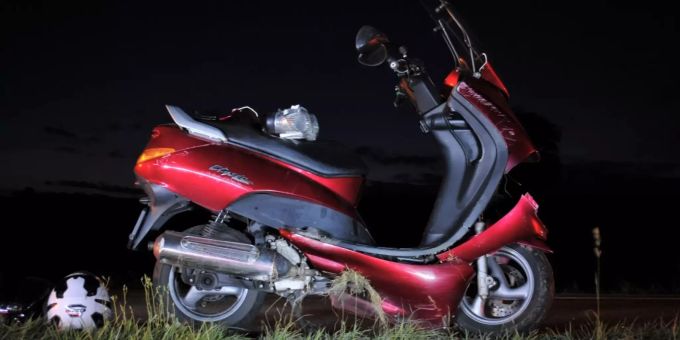 Am Motorrad entstand dabei Totalschaden. Kantonspolizei St. Gallen