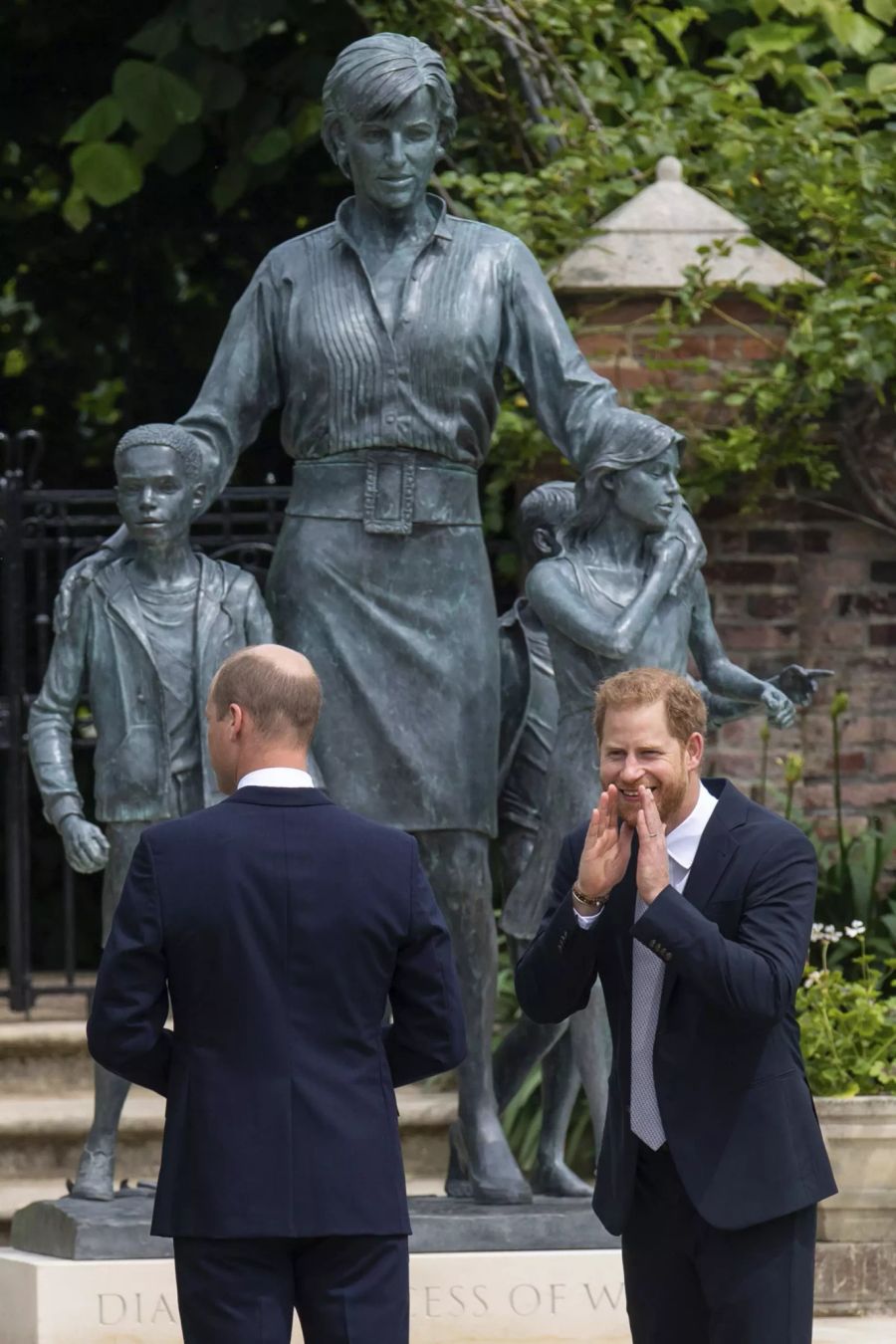 Prinz Harry wirkte eigentlich entspannt.