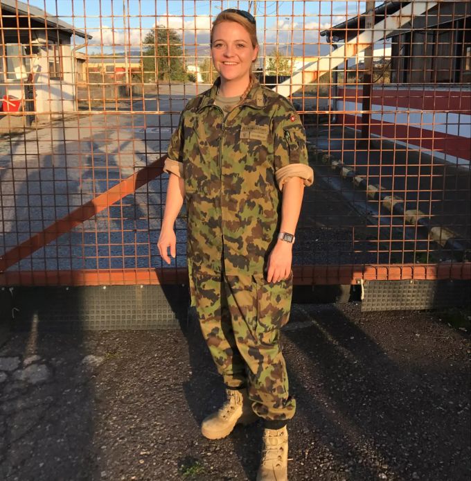 Stefanie Heimgartner war nach der Rekrutenschule im Kosovo bei der «Swisscoy» dreimal im Einsatz. Heimgartner Armee Kosovo