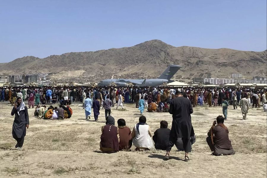 Flughafen in Kabul.