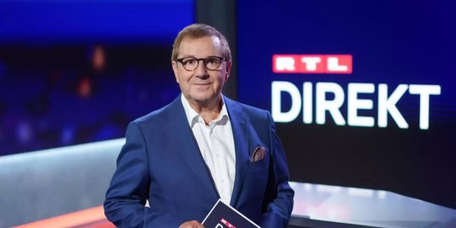 Jan Hofer fiebert dem Start von «RTL Direkt» entgegen. Foto: Jörg Carstensen/dpa