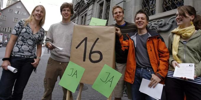 Volksinitiative «Stimm- & Wahlrecht ab 16 Jahren».