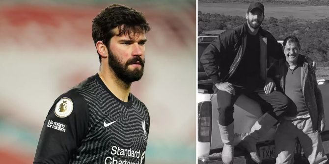 Alisson Becker Liverpool Vater