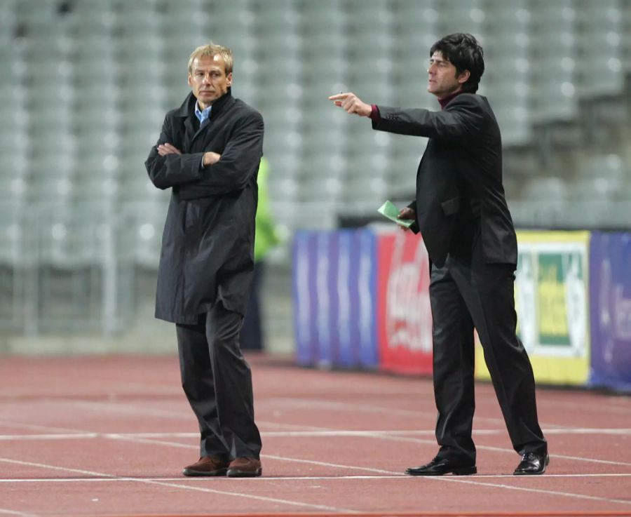 Joachim Löw amtete zwei Jahre als Assistent von Jürgen Klinsmann.