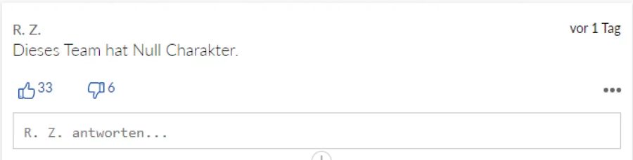 Dieser User weiss, wovon er spricht.