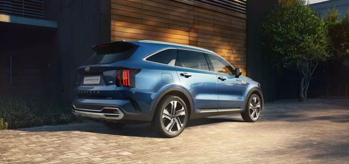 Auch in Sachen Design ist der Kia Sorento Plug-in Hybrid ein Statement Kia Sorento Plug-in-Hybrid