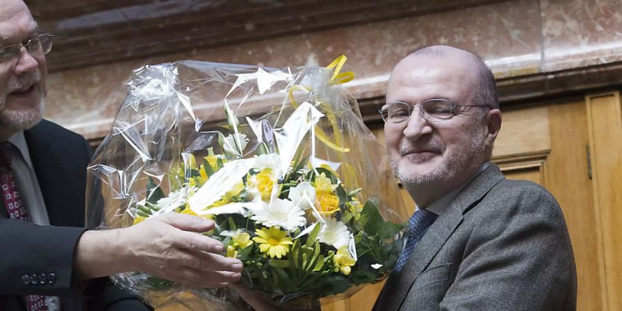 Fulvio Pelli zieht es zurück auf die Politbühne. Bild seiner Verabschiedung im Nationalrat 2014.