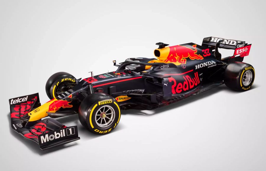 Das offizielle Präsentations-Foto des Red Bull RB16B für die Formel-1-Saison 2021.